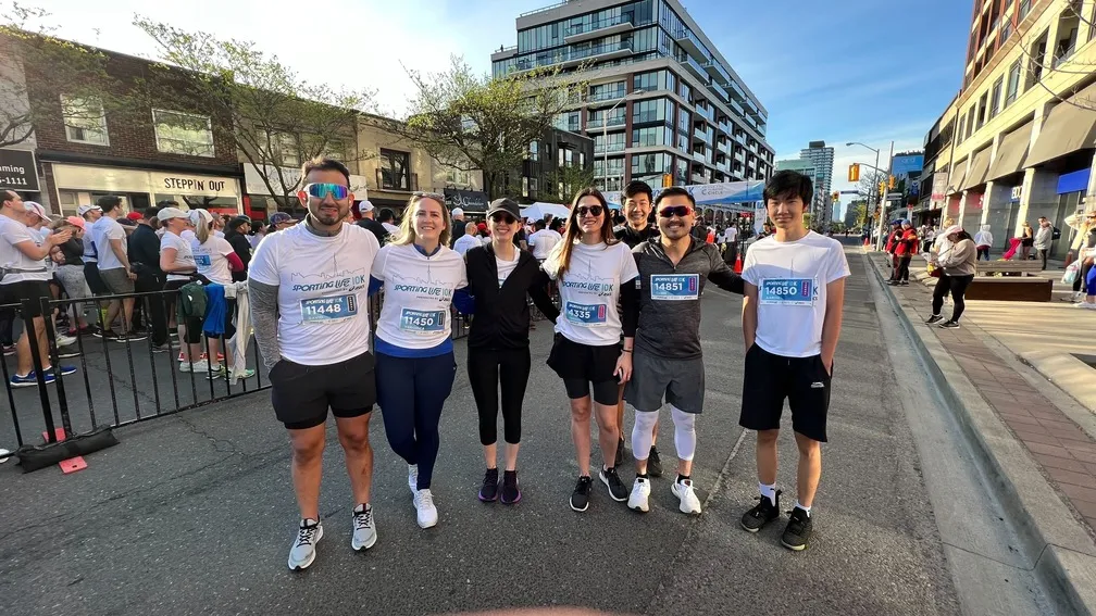 Quickhubly team at charity run